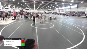 65 lbs Quarterfinal - Jacob Martinez, New Mexico vs Gannin Allred, Desert Dogs WC