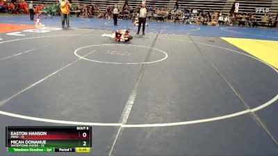 88 lbs Semis & 1st Wrestleback (8 Team) - Micah Donahue, Watertown-Mayer vs Easton Hanson, Pierz