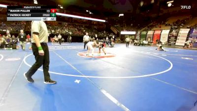 106 Class 3 lbs Cons. Round 2 - Patrick Hickey, St. Pius X (Kansas City) vs Mason Pullen, Ft. Zumwalt South