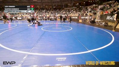 85 lbs Consi Of 16 #1 - Levi Ormsby, Big Game Wrestling Club vs Easton Kommick, Michigan Premier Wrestling Club