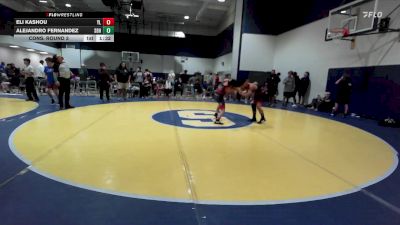 115 lbs Cons. Round 3 - Alejandro Fernandez, Colton High School vs Eli Kashou, Yorba Linda