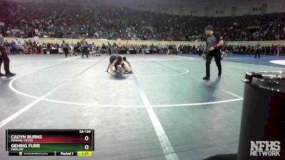 3A-120 lbs Quarterfinal - Cadyn Burns, Perkins-Tryon vs Gehrig Furr, Marlow