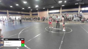 116 lbs Consi Of 8 #1 - Yalitzi Muro, DUB Wrestling vs Ashley Chiang, Silverback WC