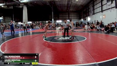 100 lbs Finals (4 Team) - Hal Rosenzweig, CAPITAL CITY WRESTLING CLUB vs Xavier Bernthal, 84 ATHLETES