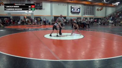 77 lbs Cons. Round 2 - Lincoln Weber, Indee Mat Club vs Cameron Hookom, Indee Mat Club