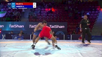 79 kg 1/8 Final - Radik Valiev, Russian Wrestling Federation vs Alans Amirovs, Latvia