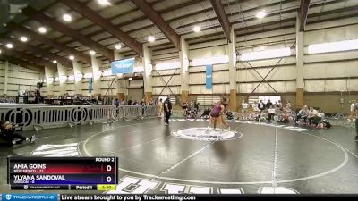 180 lbs Round 2 (6 Team) - Ylyana Sandoval, Oregon vs Amia Goins, New Mexico