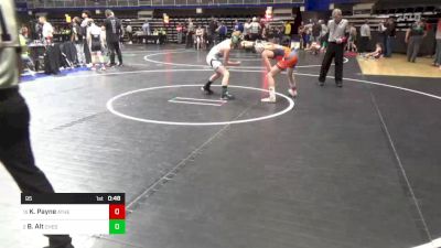 95 lbs Round Of 16 - Kruze Payne, Athens vs Benton Alt, Chestnut Ridge