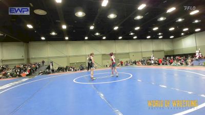 65 lbs Rr Rnd 1 - Aubree Johnson, Untouchables Girls RED vs Aviree Williams, Sisters On The Mat Black