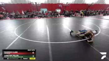 100 lbs Round 2 - Maximus Clark, Wisconsin vs Landynn Miller, Mauston Talons Wrestling Club