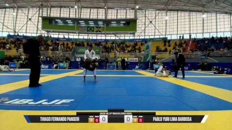 Pablo Yuri Lima Barbosa vs Thiago Fernando Panseri 2026 IBJJF Brasileiro Kids