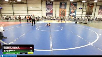 76 lbs Rd# 3 12:00pm Friday - Garrett Williams, Minnesota Funky Singlets vs Kole Wasser, PA Blue