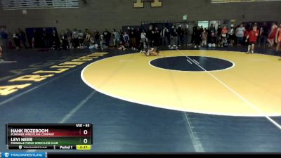 63 lbs Semifinal - Hank Rozeboom, Punisher Wrestling Company vs Levi Neer, Ferndale Force Wrestling Club