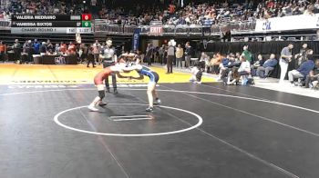 6A 110 lbs Champ. Round 1 - Valeria Medrano, Edinburg vs Vanessa Sixtos, Grand Prairie