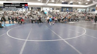 138 lbs Cons. Rd Of 16 - Jerricho Joshua Munson, Bear Cave Wrestling Club vs Ezra Archuleta, Lancer WC