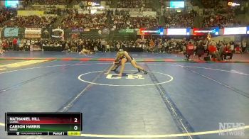 A - 138 lbs Cons. Semi - Carson Harris, Havre vs Nathaniel Hill, Laurel