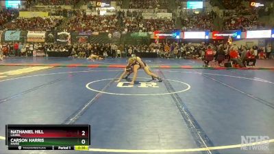 A - 138 lbs Cons. Semi - Carson Harris, Havre vs Nathaniel Hill, Laurel