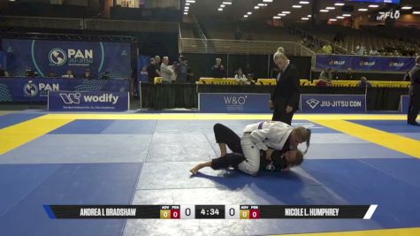 Nicole L. Humphrey vs Andrea L Bradshaw 2026 Pan Jiu Jitsu IBJJF Championship