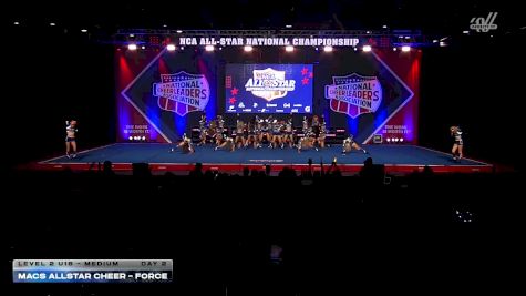 Mac's Allstar Cheer - Force [2026 L2 U18 - Medium Day 2] 2026 NCA All-Star National Championship