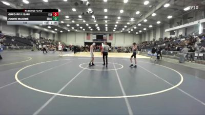 101 lbs Round 1 (3 Team) - Greg Bellisari, Farmingdale Sr High vs Justis Majors, Brockport