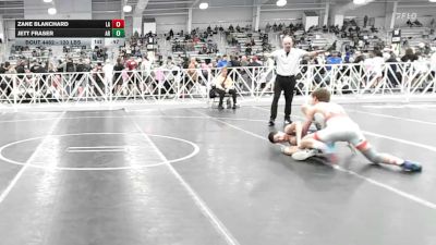 120 lbs Consi Of 32 #1 - Zane Blanchard, LA vs Jett Fraser, AR