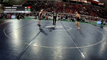 5A 132 lbs Champ. Round 1 - Saxton Scott, Idaho Falls vs Manuel Juarez, Minico