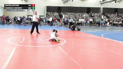 53-M lbs 2nd Place - Hunter Gattone, Yale Street vs Cameron Convento, All I See Is Gold Academy