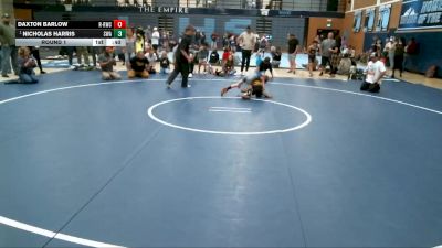 57-64 lbs Round 1 - Nicholas Harris, Sanderson Wrestling Academy vs Daxton Barlow, RWC - Roy Wrestling Club