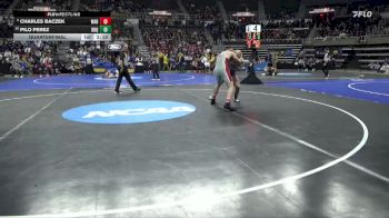 197 lbs Quarterfinal - Charles Baczek, Wabash vs Pilo Perez, Univ. Of Dubuque