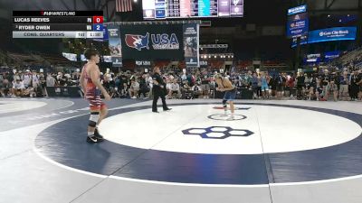 132 lbs Cons. Quarters - Lucas Reeves, Pennsylvania vs Ryder Owen, Washington