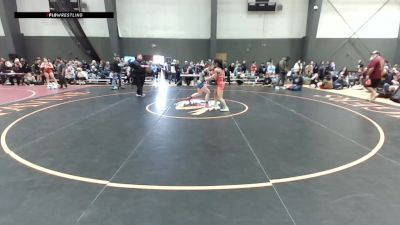 Junior Girls GR - 110 lbs Champ. Round 1 - Nevaeh Lavarias, HI vs Angelene Mills, CA