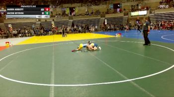 70 lbs Semis (4 Team) - Jaden Abbott, Adrian vs Jacob Myrvik, Minneota