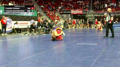 3A-113 lbs Cons. Round 2 - Damien Yeoman, Fort Dodge vs Asaiah Martinez-Ruiz, Norwalk