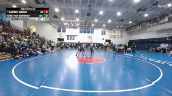 138 lbs Champ. Round 1 - Jonathen Serrano, South vs Carson Lucius, Scottsbluff
