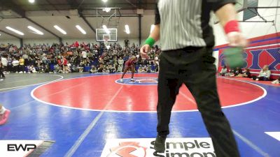 126 lbs Quarterfinal - Braelynn Hall, Broken Arrow Girls vs Ayobami Ayodele, Jenks