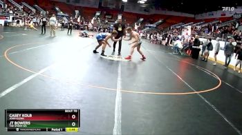 160 lbs Champ. Round 1 - Casey Kolb, John Glenn vs Jt Bowers, The Storm WC