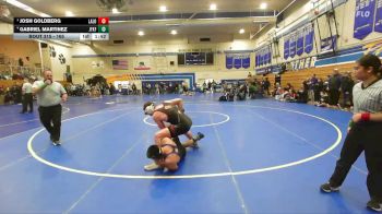 165 lbs Semifinal - Josh Goldberg, Las Lomas vs Gabriel Martinez, John F Kennedy -Fremont