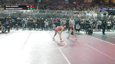 115 lbs Cons. Round 2 - Mackenzie Allcroft, Ft Pierce Central vs Maya Alvarado, Freedom