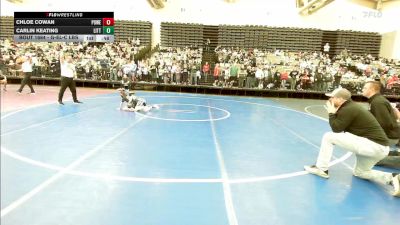 Quarterfinal - Chloe Cowan, Power Half Wrestling Academy vs Carlin Keating, Little Champ