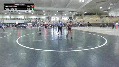 100 lbs Cons. Round 2 - Neil Hatcher, Seymour Youth Wrestling Club vs Noah Flores, Blackman Wrestling Club