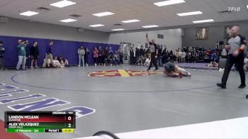 144 lbs Cons. Round 4 - Alex Velazquez, Green Hills vs Landon McLean, Blackman