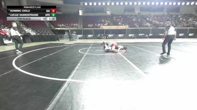 125 lbs 7th Place - Dominic Ciolli, Ohio State vs Lucas VanNostrand, Apprentice