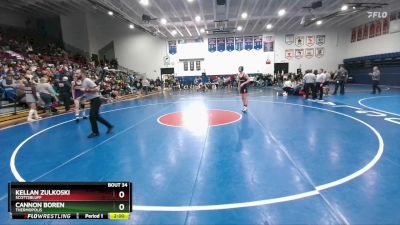 132 lbs Champ. Round 1 - Kellan Zulkoski, Scottsbluff vs Cannon Boren, Thermopolis