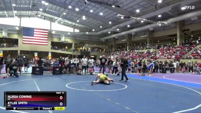 105 lbs Semifinal - Alissa Cowing, KS vs KyLee Smith, OK