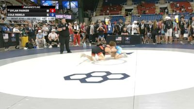 132 lbs Champ. Rd Of 64 - Dylan Parker, Nevada vs Cole Rebels, New Jersey