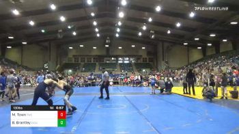 130 lbs Consolation - Mack Town, The Wrestling Center vs Brody Brantley, Level Up