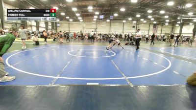95 lbs Rr Rnd 1 - William Carroll, CTWHALE Beluga - MS vs Parker Full, Mat Assassins Red - MS