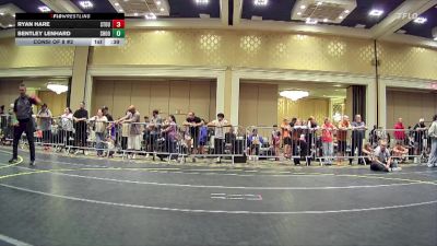 95 lbs Consi Of 8 #2 - Ryan Hare, Stout Wr Ac vs Bentley Lenhard, Shootbox WC