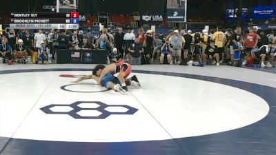 157 lbs Champ. Rd Of 32 - Bentley Sly, North Carolina vs Brooklyn Pickett, Maryland