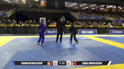 Abigail Burgos Beltran vs Kensington Marie Kotuby 2026 Pan Kids Jiu-Jitsu IBJJF Championship